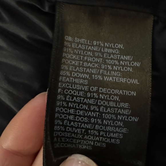 North Face dark blue puffy jacket, size small - Picture 8 of 9